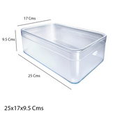 Plastic Food Grade Clear DIY Cookies Box 30Pcs / Pack 25x17x9.5 Cms - Willow